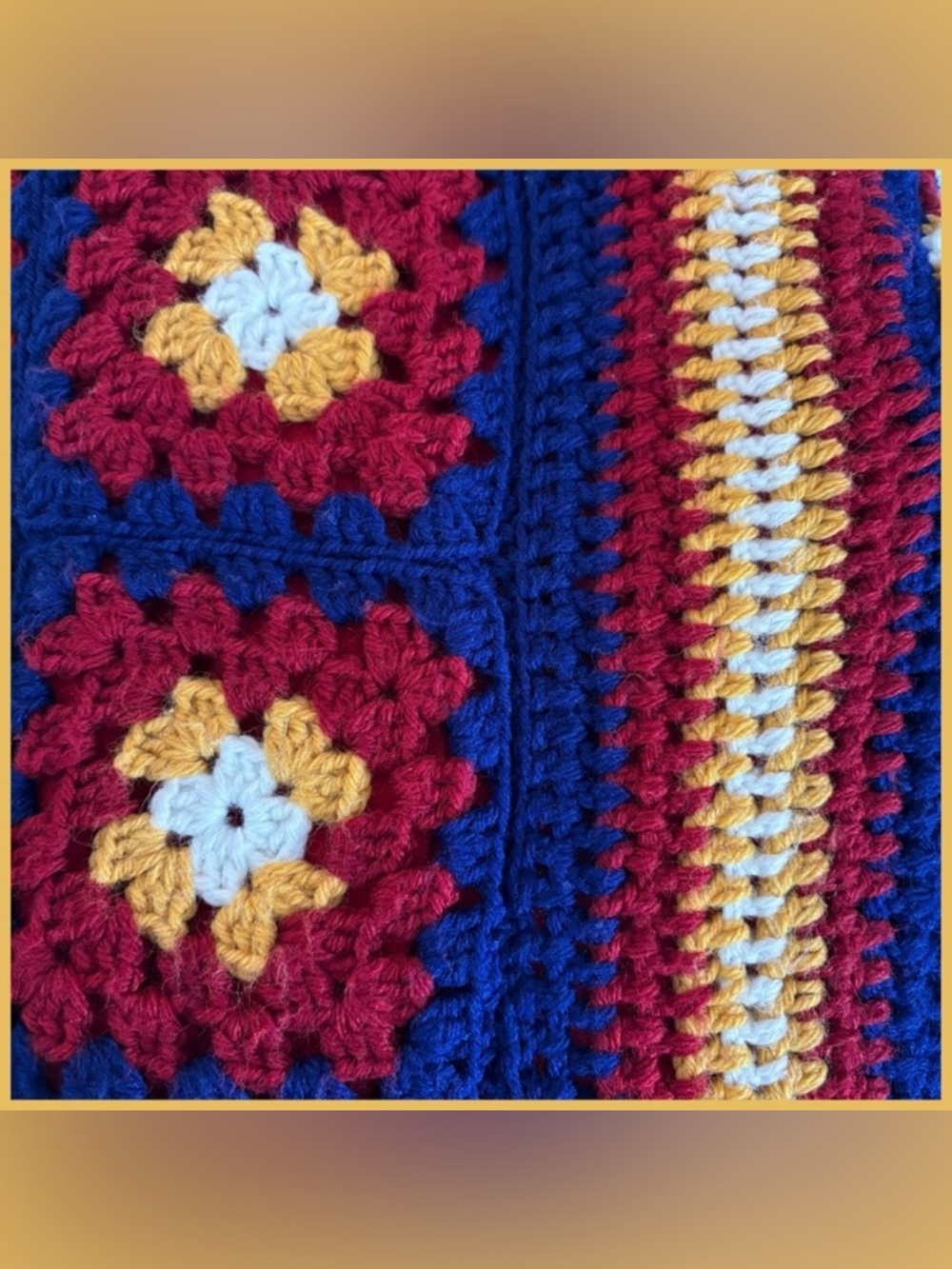 Handmade Granny Square Sweater - Picture 10 of 10